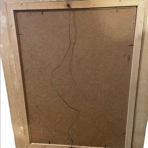 Vintage Polish unsigned oil painting Boy on a horse framed on board - Picture 7 of 7